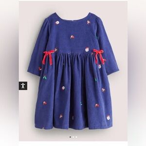 Mini Boden Christmas Dress with bows